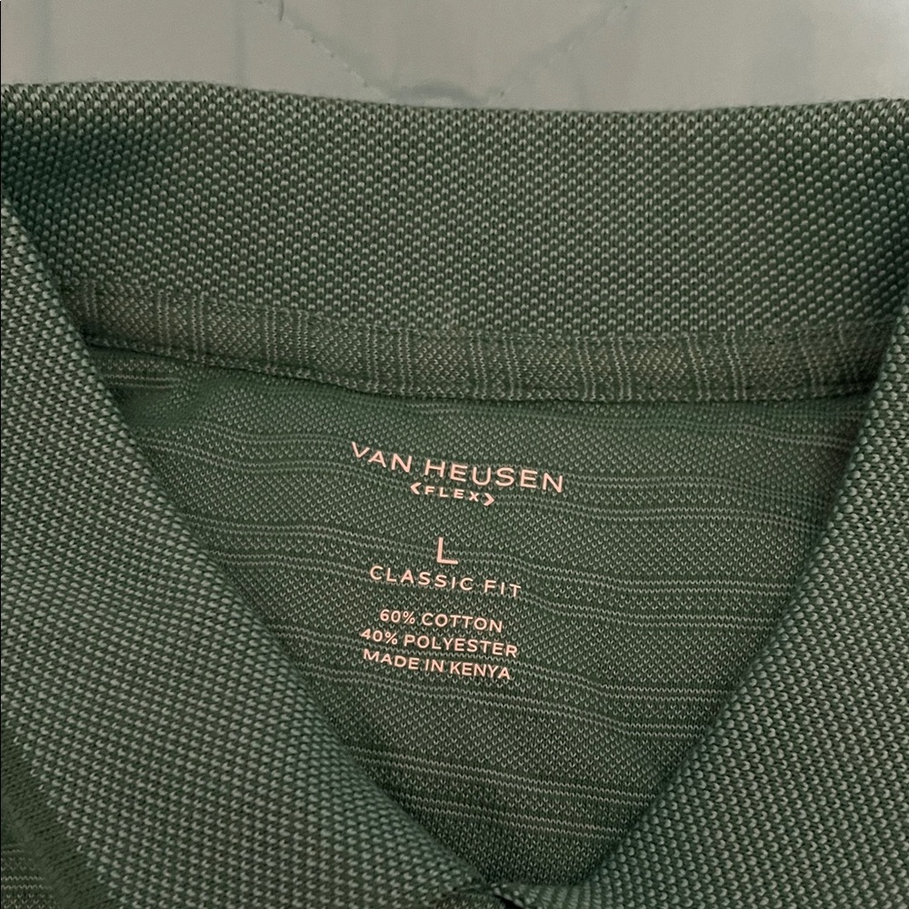 Van Heusen Green Polo Shirt - Picture 2 of 4